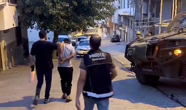 Şanlıurfa’da uyuşturucu operasyonu: 18 gözaltı