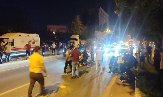 Adıyaman'da iki motosiklet çarpıştı: Yaralılar var