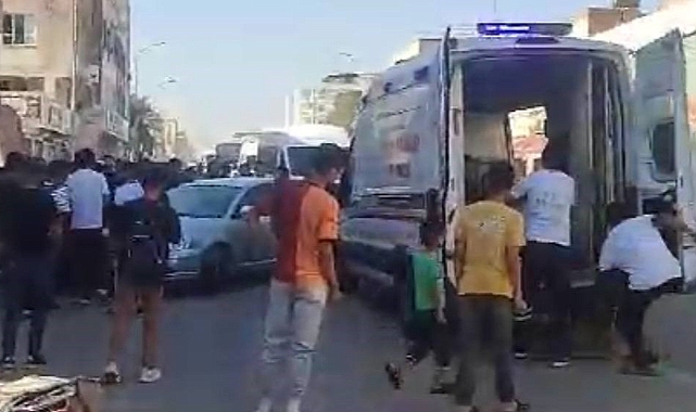 Urfa'da çarptığı otomobilin camına ok gibi saplandı