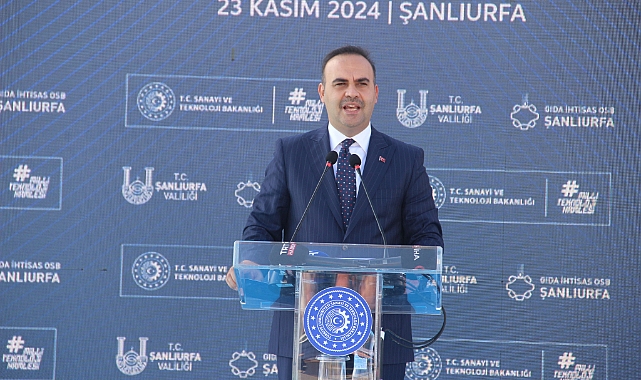Bakan Kacır Şanlıurfa'da toplu açılış törenine katıldı