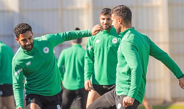 Konyaspor'da, Hatayspor maçı hazırlıkları sürüyor