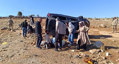 Mardin’de otomobil takla attı: Ölü ve yaralılar var