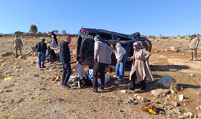Mardin’de otomobil takla attı: Ölü ve yaralılar var