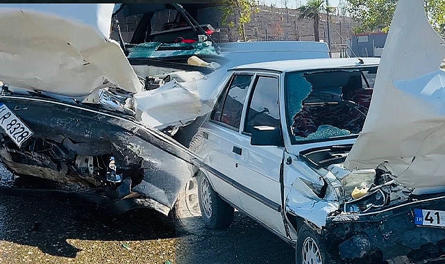 Şanlıurfa’da iki otomobil çarpıştı: 2 yaralı
