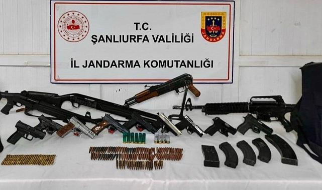 Şanlıurfa'da silah kaçakçılığı operasyonu!