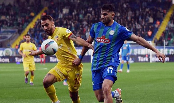 Kayserispor Rize'de 6 maçtır kazanamıyor