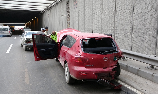 Malatya'da altgeçitte zincirleme kaza: 2 yaralı