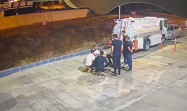 Şanlıurfa'da akaryakıt istasyonundaki cinayet kameraya yansıdı