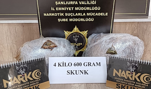 Şanlıurfa'da uyuşturucu operasyonu: 5 tutuklama
