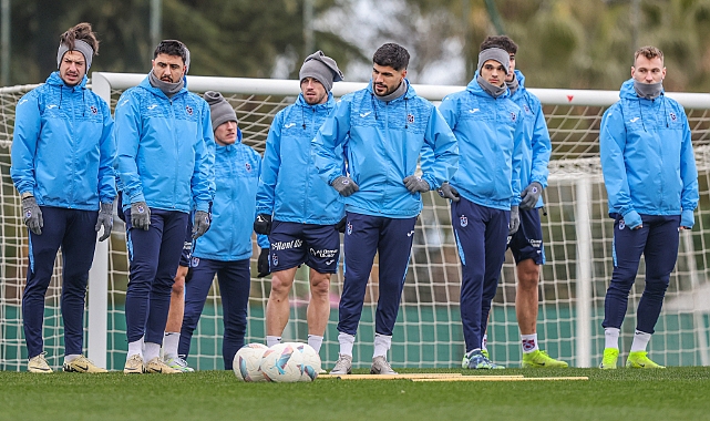Trabzonspor, Galatasaray maçı hazırlıklarını sürdürdü