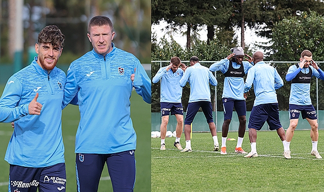 Trabzonspor, Galatasaray maçı hazırlıklarını sürdürdü