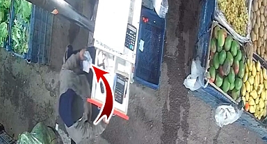 Şanlıurfa'da hırsızlık anı kamera!