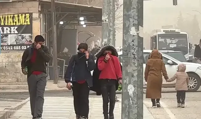 Suriye'den gelen toz bulutu Şanlıurfa’yı esir aldı