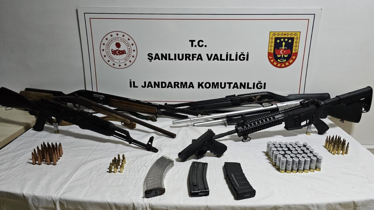 Şanlıurfa’da ruhsatsız silah operasyonu!