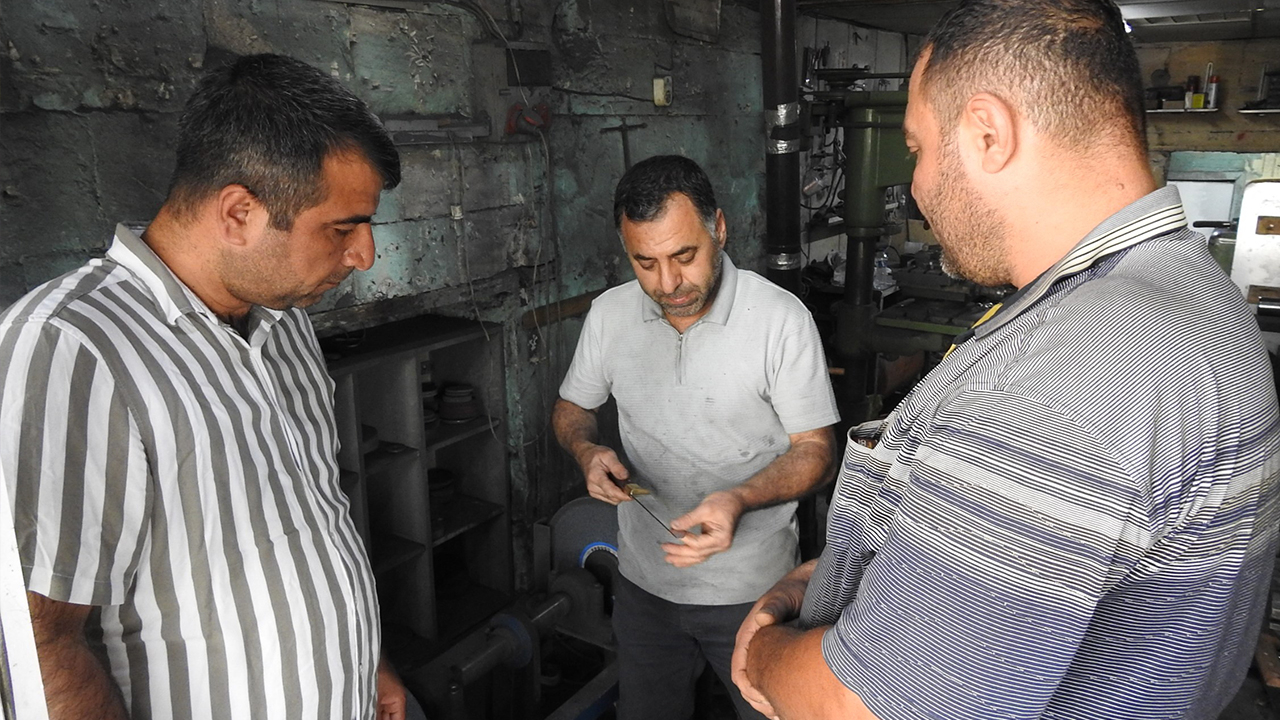 Gaziantep'te bıçak ustalarının bayram mesaisi başladı