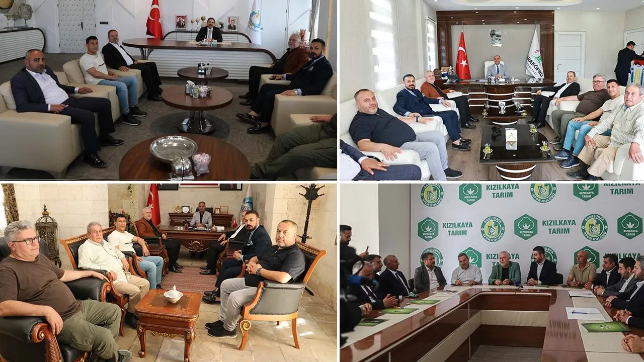 Şanlıurfaspor’dan Yerel Yöneticilere Destek Ziyareti