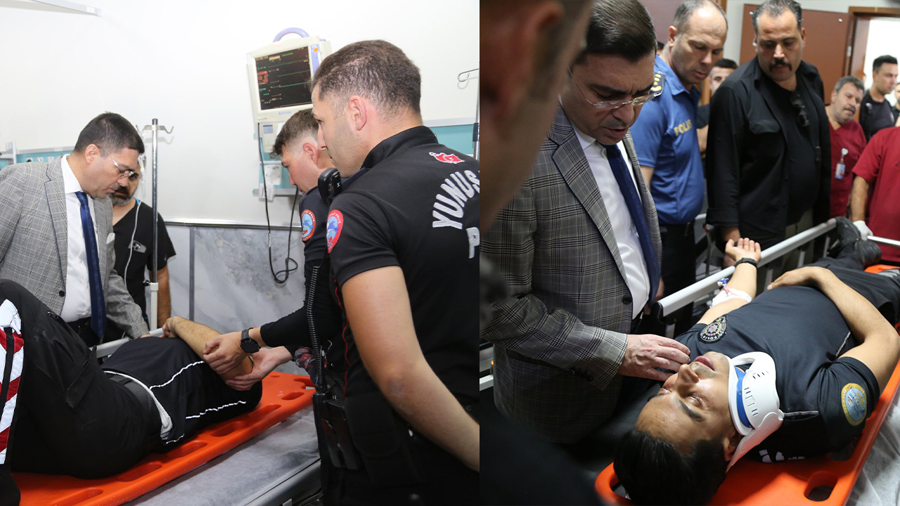 Şanlıurfa’da Görev Başında Kaza! Müdür Aksoy’dan destek ziyareti