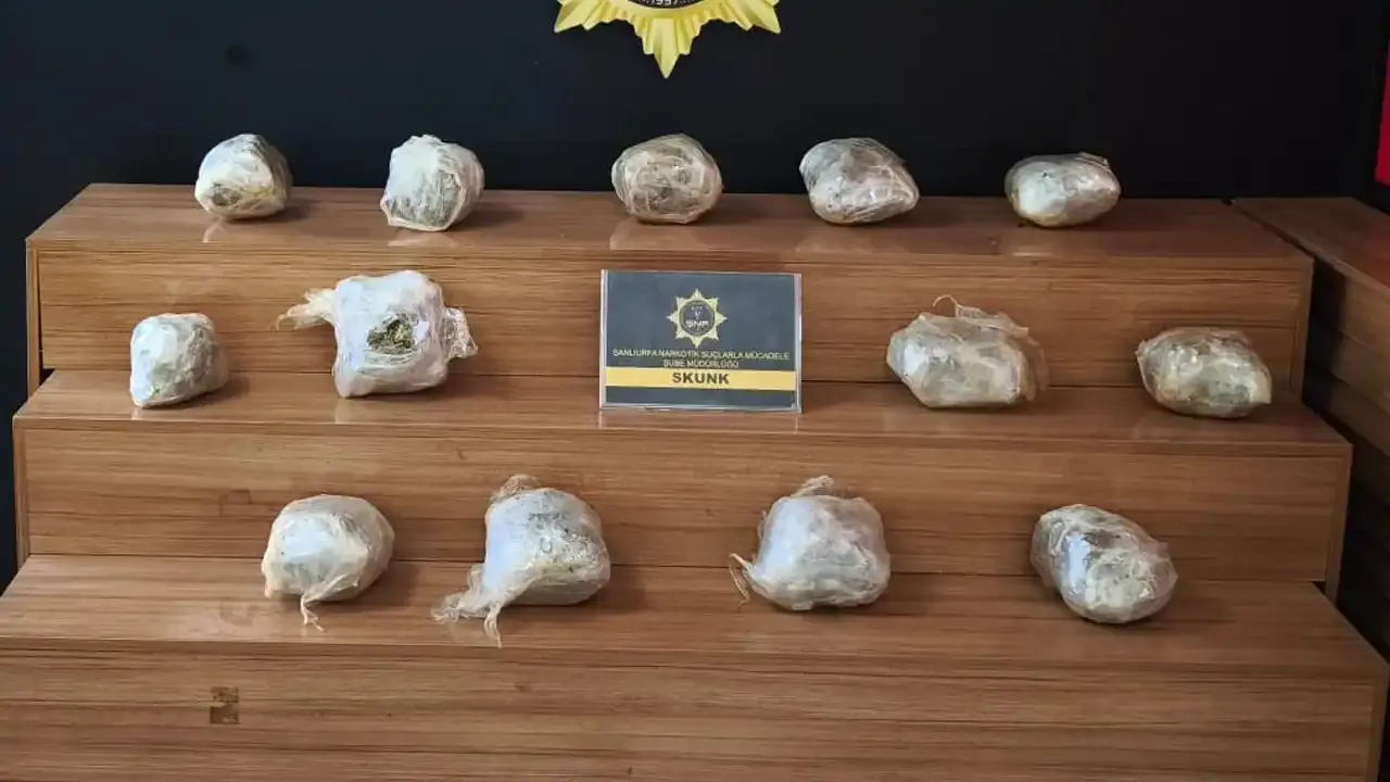 Şanlıurfa'da otomobilde uyuşturucuya 1 gözaltı