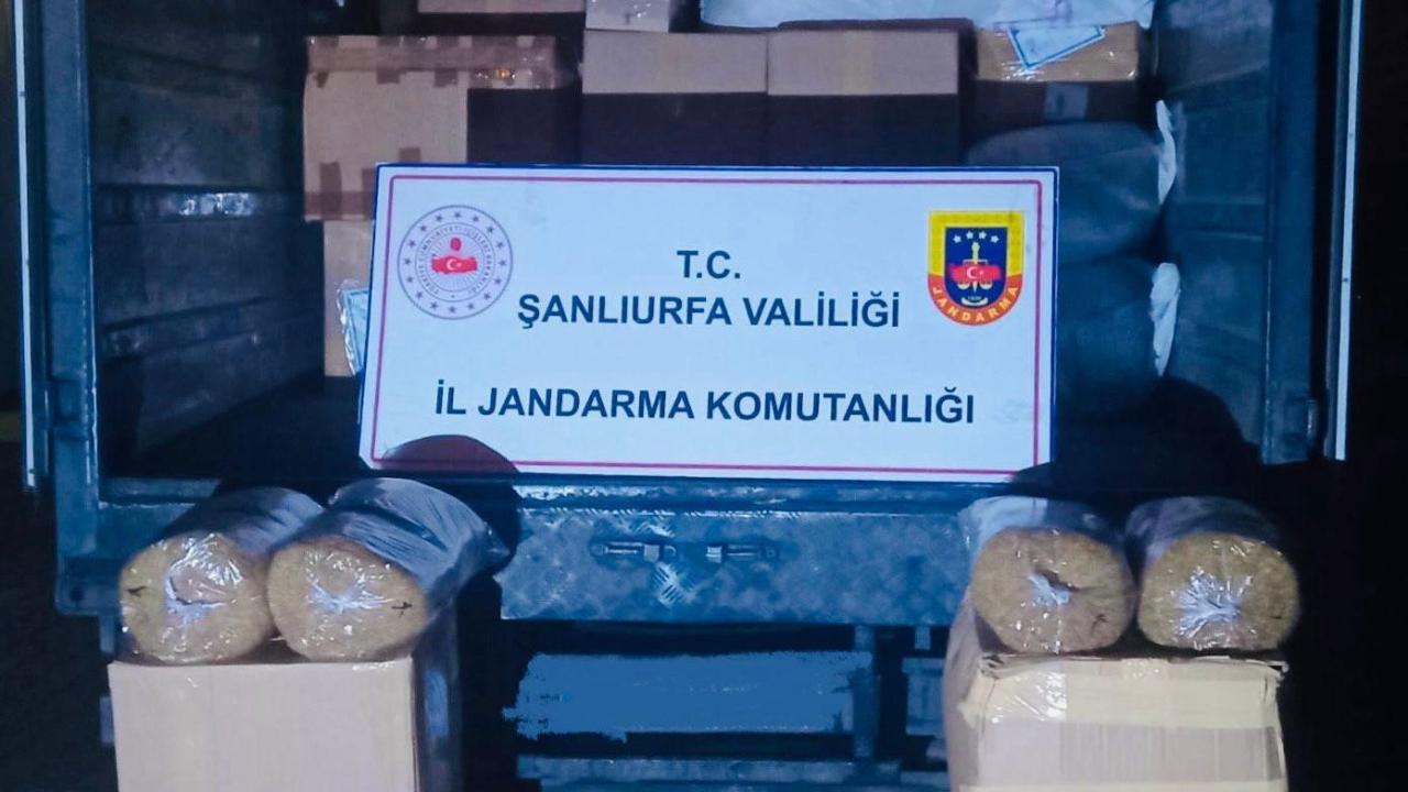 Siverek’te 3 tonun üzerinde kıyılmış tütün ele geçirildi