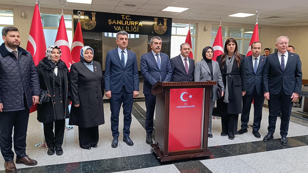 Milli Eğitim Bakanı Yusuf Tekin Şanlıurfa'da