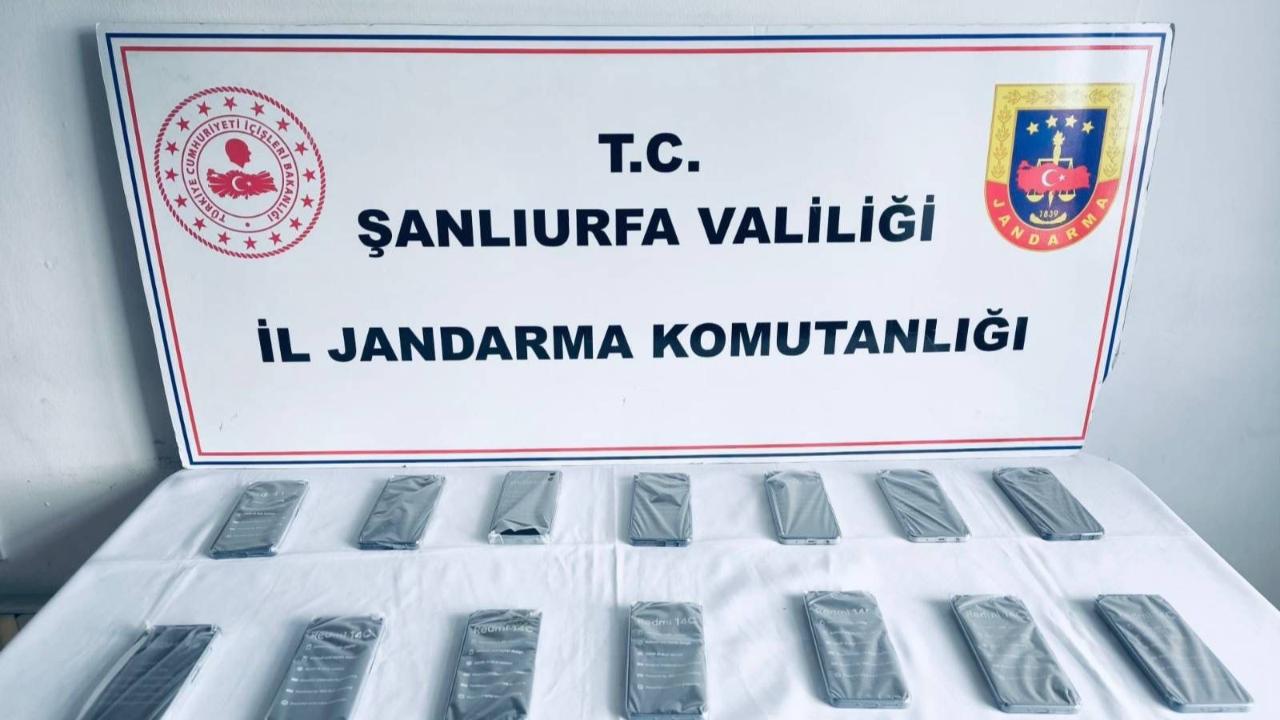 Şanlıurfa’da kaçak cep telefonu operasyonu