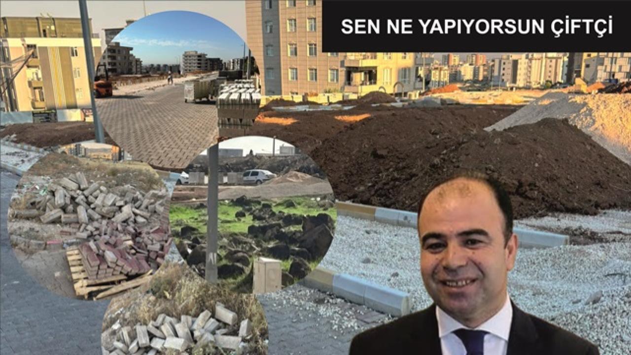 Karaköprü’de 2 yıldır bitmeyen park! kamuoyu hesap soruyor