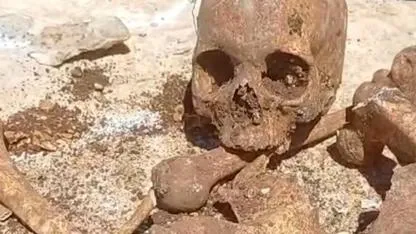 Malatya'da temel kazısında insan kemikleri bulundu