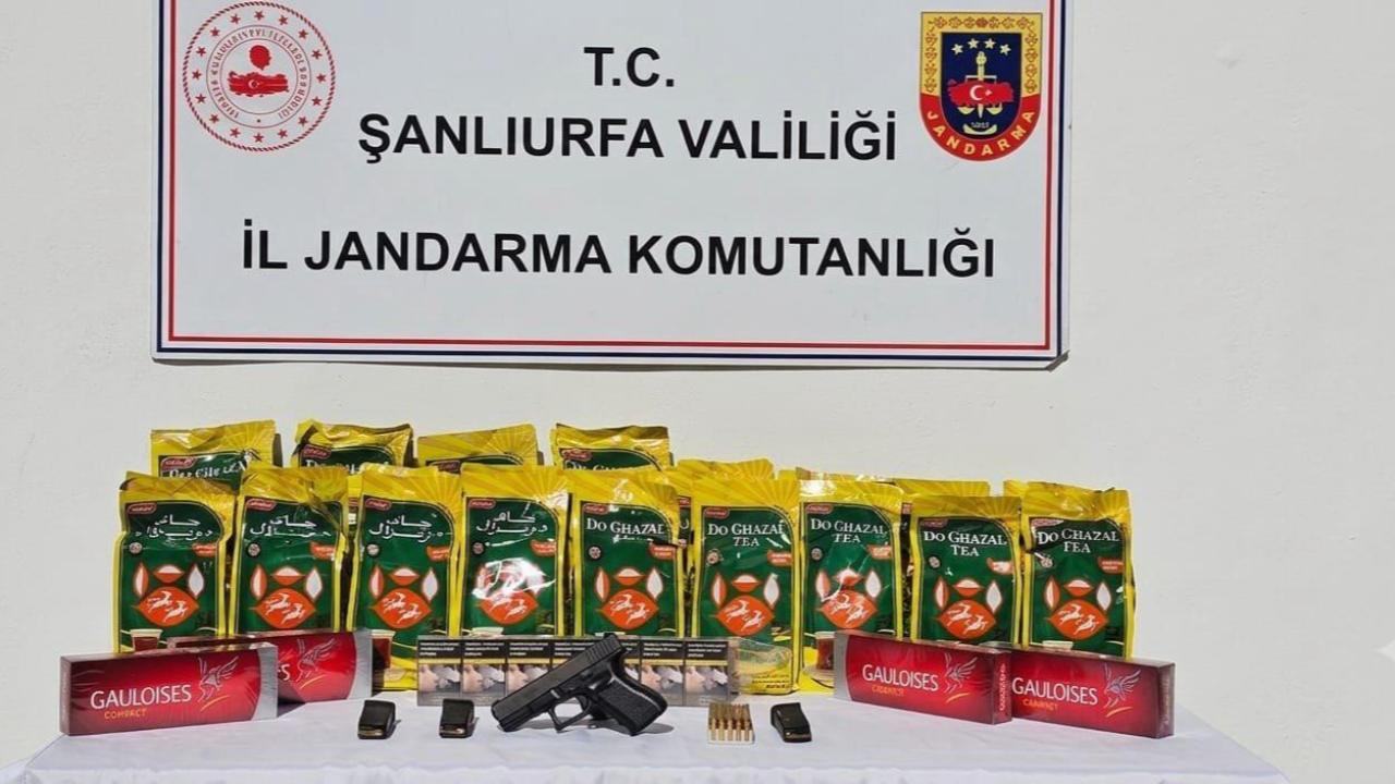 Şanlıurfa'da ruhsatsız silah ve kaçak ürün ele geçirildi