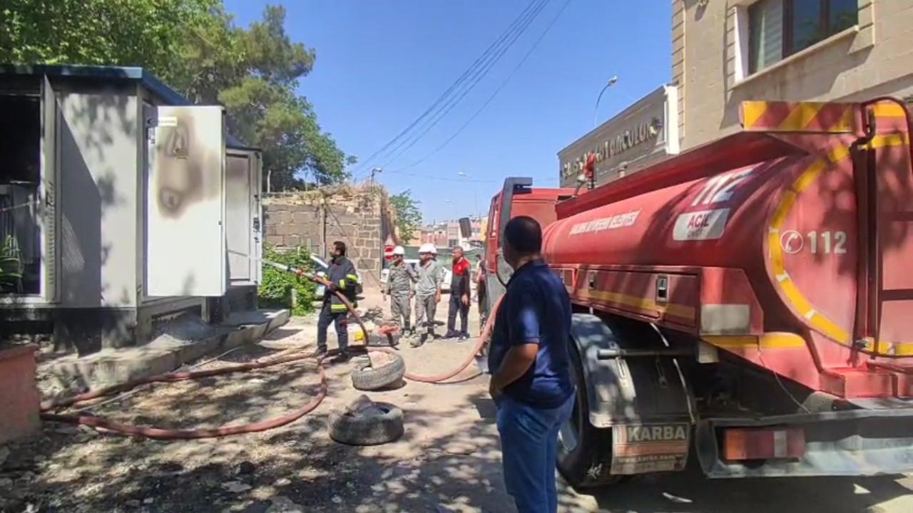 Viranşehir'de trafo yangını korkuttu