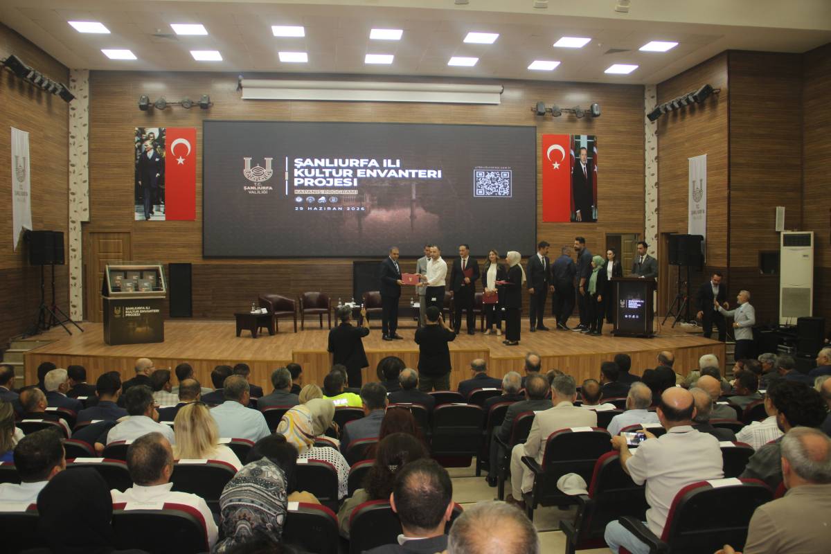 Tarih kenti Şanlıurfa'da Kültür Envanteri Projesi tamamlandı